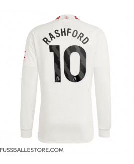 Günstige Manchester United Marcus Rashford #10 3rd trikot 2023-24 Langarm